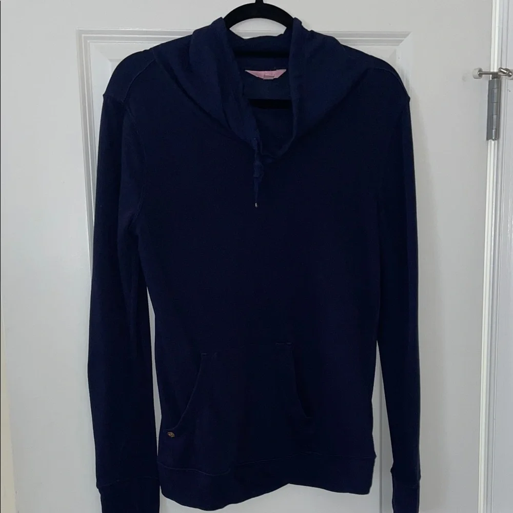 Lilly Pulitzer Cozy and Casual Navy Sweatshirt - Picture 2 of 10